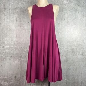 Sleeveless Magenta Dress
